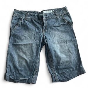 Calvin Klein Women's Blue Denim Bermudas